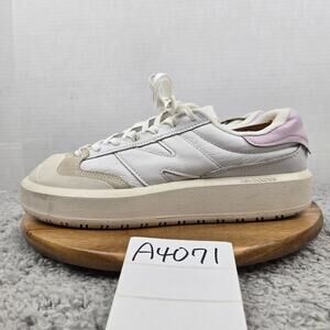 New Balance Mens 11D CT302 White Matte Pink Casual Lifestyle Sneaker CT302SP